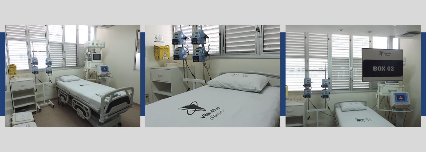 Unidade de Terapia Intensiva (UTI) do Vila Velha Hospital